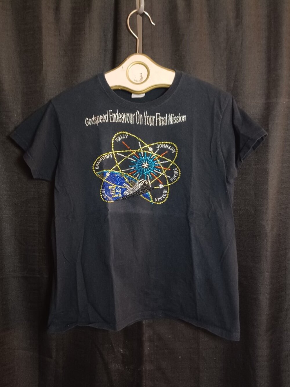 NASA STS-134 Mission T-Shirt Nasa Mission Patch shirt, Nasa Tee Size Large
